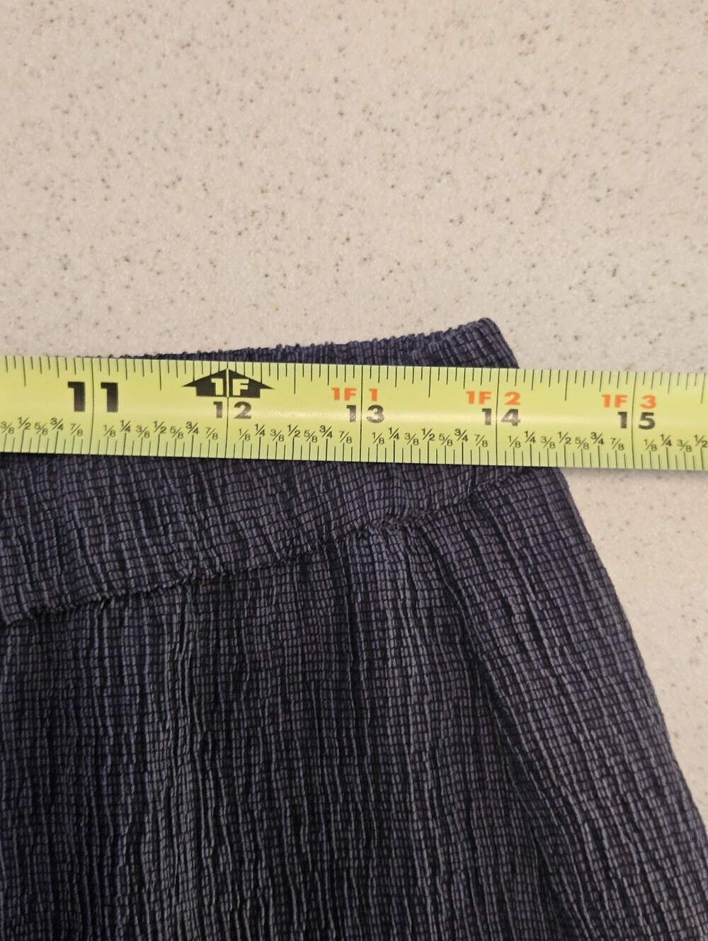 Eileen Fisher SZ S Petite Gray Crepe Pull On Relaxed Fit Pant Split Hem Baggy - Picture 6 of 12